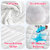 Poshleaf Premium Waterproof Quilted Cotton Mattress Protector/ Bed Cover Elastic Fitted Straps (King,72x72)