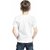 Boys Cartoon/Superhero Cotton Blend T Shirt (White, Pack of 1)