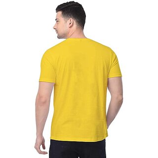Top Men Graphic Print Men Yellow Round Neck Polyester Casual T-Shirt 2025 at ShopCircuit | ONDC