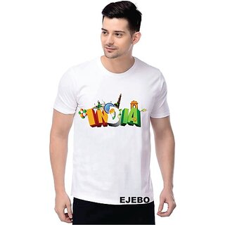 Top Men Graphic Print Men White Round Neck Casual T-Shirt 2025 at ShopCircuit | ONDC