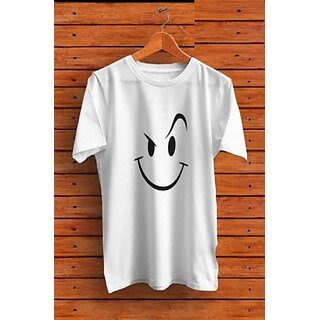 Sophisticated Men Printed Men White Round Neck Polyester Casual T-Shirt 2025 at ShopCircuit | ON