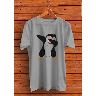New Men Printed Men Grey Round Neck Casual T-Shirt 2025 at ShopCircuit | ONDC
