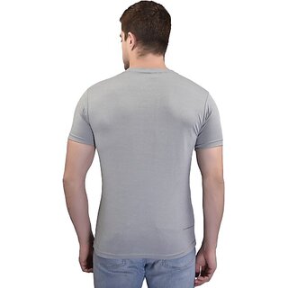 New Men Printed Men Grey Round Neck Casual T-Shirt 2025 at ShopCircuit | ONDC