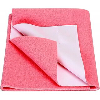                       Keviv Cotton Baby Bed Protecting Mat  (Salmon Rose, Extra Large)                                              