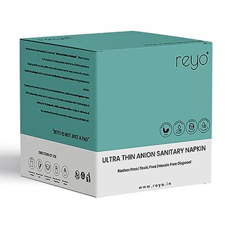                       Reyo Ultra Thin Anion Sanitary Napkin Economy (240mm-18pads) Pack of 2                                              