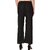 Pack of 2 Women Relaxed Black, Red Cotton Blend Trousers