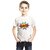 Boys Cartoon/Superhero Cotton Blend T Shirt (White, Pack of 1)