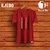 Graphic Print Men Red Round Neck Polyester Casual T-Shirt