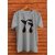 Printed Men Grey Round Neck Casual T-Shirt