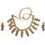 Kundan Necklace Gold Plated Kundan Stones Maroon Moti Back Side Hand made Meena Work Jewellery Set for Women  Girls