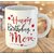 Printed " Happy Birthday MOM " Cups, Best Gifts -D423 Ceramic Coffee Mug  (325 ml)