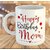 Printed " Happy Birthday MOM " Cups, Best Gifts -D423 Ceramic Coffee Mug  (325 ml)