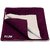 Keviv Cotton Baby Bed Protecting Mat  (Plum, Large)