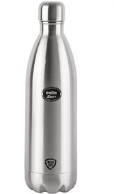 Cello Swift Stainless Steel Vacuum Flask (1 L, Silver