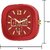 Latest Trendy Designer Red Analog Watch For Men And Kids with Square Dial with Silicone Strap