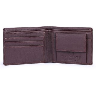                       Vsr Mens Casual Brown Artificial Leather Wallet - Mini  (5 Card Slots)                                              