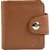 Keviv Mens Casual Tan Artificial Leather Wallet - Mini  (8 Card Slots)