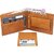 Keviv Mens Casual Tan Genuine Leather Wallet - Mini  (8 Card Slots)
