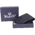 Keviv Mens Black Artificial Leather Wallet - Regular Size  (7 Card Slots)