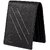 Keviv Mens Casual Black Genuine Leather Wallet - Mini  (8 Card Slots)