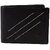 Keviv Mens Casual Black Genuine Leather Wallet - Mini  (8 Card Slots)