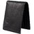 Keviv Mens Casual Black Genuine Leather Wallet - Mini  (8 Card Slots)