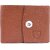 Keviv Mens Casual Tan Artificial Leather Wallet - Mini  (10 Card Slots)