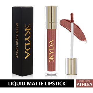                       KYDA Matte Liquid Lipstick For Women Transferproof Non-Sticky and Non-Drying Waterproof lipstick Long Lasting Quantity 8                                              