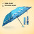 Fancy Modern Women Umbrellas  3-Fold Designer Umbrella With Flower Print - Sky Blue  Styles Unique Women Umbrellas