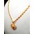 Meena Gold-plated Brass Pendant Set