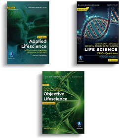 CSIR NET Life Science Objective - Applied - Sorted PYQ Combo Set (3 Books) - Best Life Science Practice Questions (MCQs)