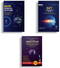 CSIR NET / SET / GATE Research  General Aptitude Practice Questions Books (Complete Package of 3 Books)