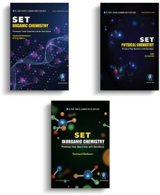 SET Chemistry Organic, Inorganic  Physical Combo Book set - Advanced Chemical Science Previous Year Questions Books