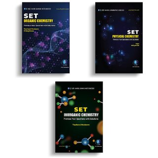                       SET Chemistry Organic, Inorganic  Physical Combo Book set - Advanced Chemical Science Previous Year Questions Books                                              