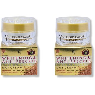                       Yc Whitening anti-freckle gold caviar day cream 20g (Pack of 2)                                              