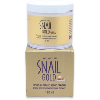                       Mistline Snail Gold double moisturiser cream 120ml                                              