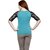 RENKA Casual Regular Sleeves Solid Women Light Blue, Black Top