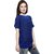 RENKA Casual Regular Sleeves Striped Women Dark Blue Top