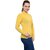 RENKA Casual Regular Sleeves Solid Women Yellow Top