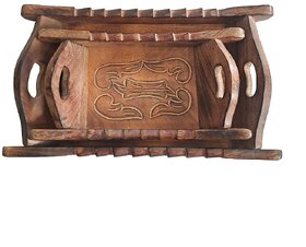 The Allchemy Wooden Tea Serving Tray Pare