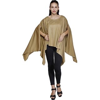                       RENKA Acrylic Blend Poncho                                              