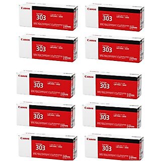                       Canon 303 Toner Cartridge Pack Of 10 For Use LBP 2900,3000 (QTY 10 Packd )                                              