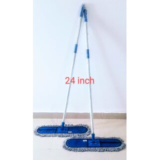                       CLEANING MOPS 24 INCH - 2 NOS  MICROFIBER                                              