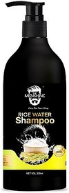 The Menshine Rice Water Shampoo| Strength & Growth Formula| Free Paraben 300Ml (300 Ml)