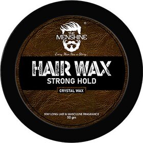 The Menshine Strong Hold Crystal Hair Wax (50Gm) For Men Hair Wax (50 G)