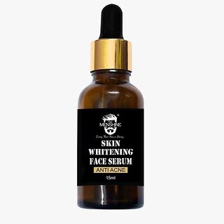 The Menshine Skin Whitening Face Serum  Anti Acne  Reduce Inflammation  Skin Moisturized  More Radiant Skin  All Skin Type  Daily Used  For Men (15 Ml)