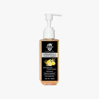 The Menshine Vitamin C Face Wash With Lemon Anti Aging Remove ImpuritiesSkin CleansingFor Men All Skin Types Face Wash (100 Ml) The Menshine Vitamin C Face Wash With Lemon Anti Aging Remove ImpuritiesSkin CleansingFor Men All Skin Types Face Wash (100 Ml)