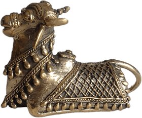 The Allchemy Dhokra Decorative Nandi Big