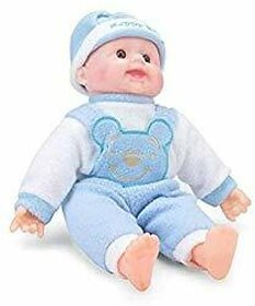 Hinati Happy Baby Laughing Musical and Doll, Touch Sensors with Sound Boy  - 30 cm (Multicolor)