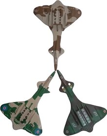 Hinati Air Force Pull back n go Fighter Plane set of 3 (Multicolor, Pack of 3)